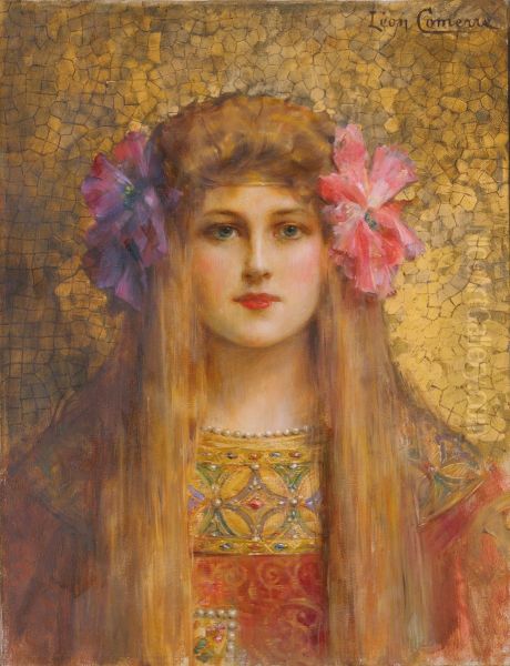 Portrait de Femme au turban fleuri - view 1