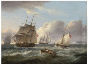 Busy shipping lanes off the South Foreland by Thomas Luny
