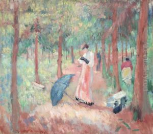 The pink avenue by Rik Wouters