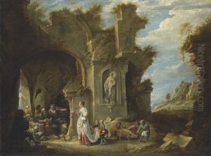 Temptation of Saint Anthony by David Teniers the Younger