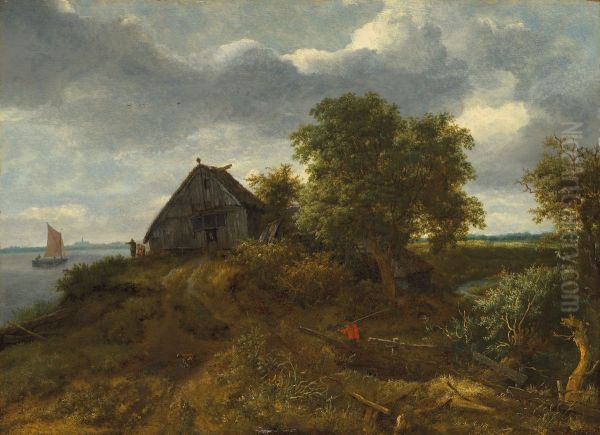 A dune landscape with a distant view of Haarlem - view 1