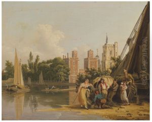 A view of Lambeth Palace from the Thames A view of Lambeth Palace from the Thames