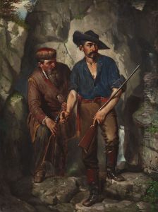 Awaiting the Claim Jumpers (Trappers of the Yellowstone) by John Mulvany