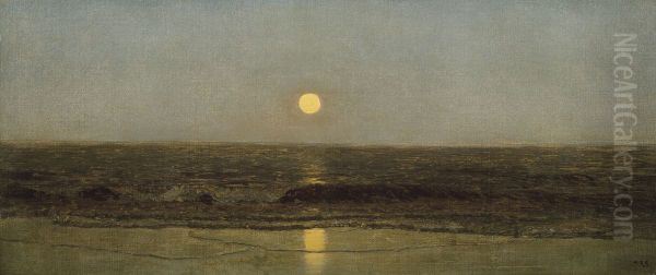 Moonrise on the Seashore - view 1