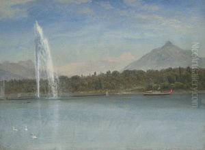 Swiss Scene by Albert Bierstadt