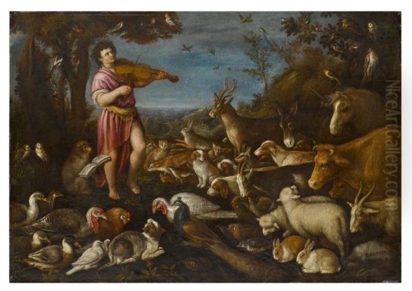 Orpheus Charming The Animals - view 1