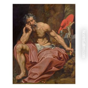 SAINT JEROME by Abraham Janssens I
