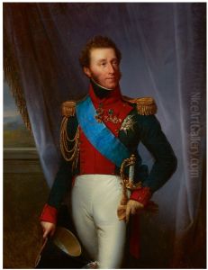 PORTRAIT OF LOUIS ANTOINE OF FRANCE, DUC D'ANGOULEME (1775 - 1844), THREE-QUARTER LENGTH by Francois Kinson