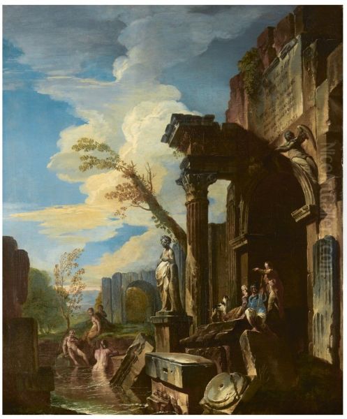 FIGURES_IN_A_GARDEN_WITH_WATER_SPRINGS - view 1