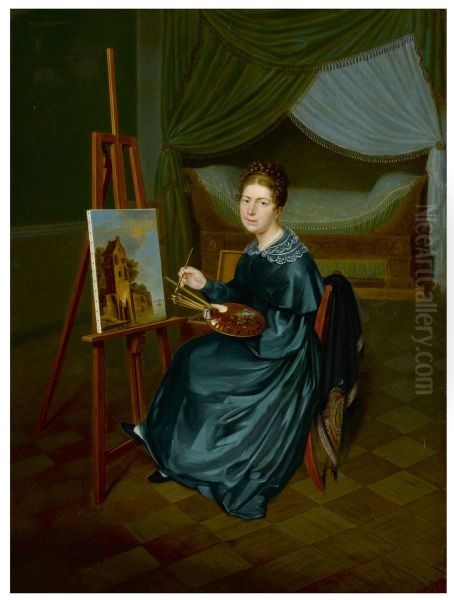 PORTRAIT OF THE ARTIST'S WIFE, MME. COMBETTE - view 1