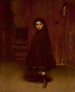 THE VOICE OF THE HARP by Eastman Johnson