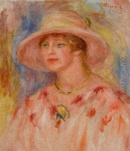PORTRAIT DE LYDIA AUDIBERT by Pierre Auguste Renoir