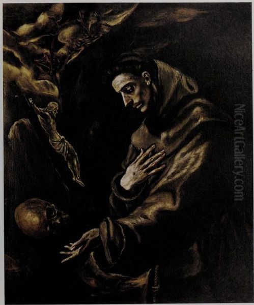 Saint Francis in Meditation - view 1