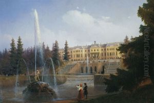 Look to the Large Cascade and Large Petergof Palace