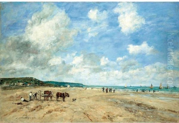 The Beach at Deauville - view 1