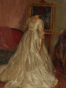 PORTRAIT OF THE ARTIST'S WIFE, SARAH FRIESEKE by Frederick Carl Frieseke