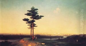 View of Moscow from the Sparrow Hills by Ivan Aivazovsky