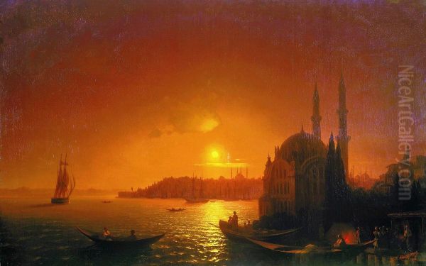 View of Constantinople by moonlight. - view 1