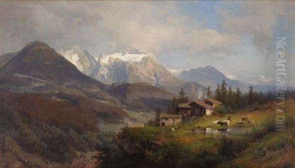 AN ALPINE VILLAGE - view 1