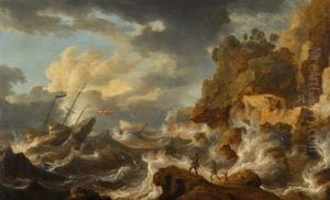 A SHIPWRECK ON THE COAST OF THE AMERICAS by Bonaventura Peeters the Elder
