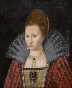 PORTRAIT OF ANNE OF DENMARK (1574-1619) PORTRAIT OF ANNE OF DENMARK (1574-1619)