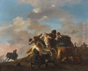 A CAVALRY SKIRMISH