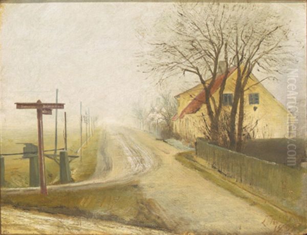The road to Lynaes, Denmark. - view 1