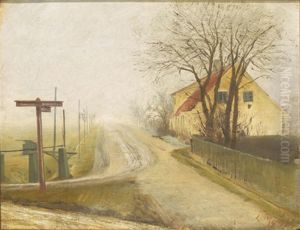 The road to Lynaes, Denmark.