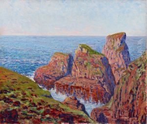 ROCKY COAST by Gustave Cariot
