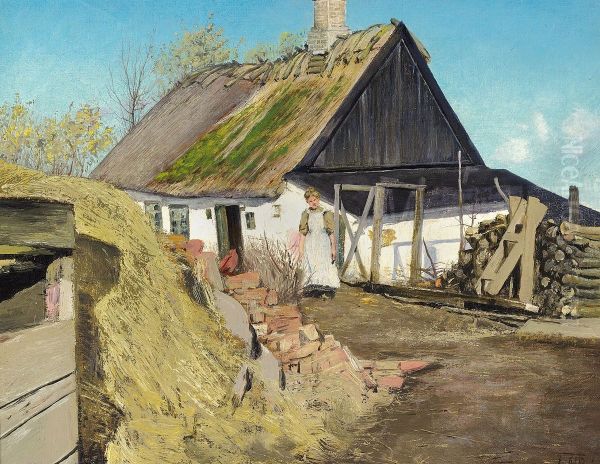 Old thatched house. - view 1