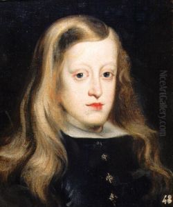 Carlos II de Espana by Juan Carreno De Miranda