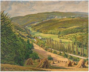 MEULES DE FOIN DANS LA VALLEE