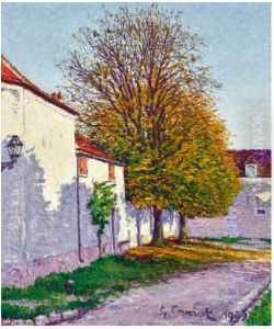 RUE DE VILLAGE by Gustave Cariot