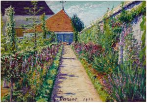 L'ALLEE FLEURIE by Gustave Cariot