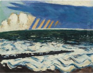 NORTH SEA I (THUNDERSTORM) by Max Beckmann