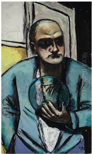 (SELF-PORTRAIT WITH CRYSTAL BALL) - view 1
