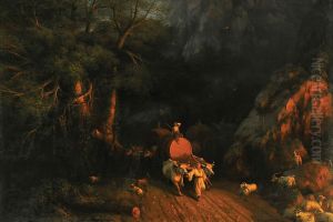 Road in the Forest by Ivan Aivazovsky