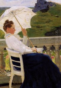 Natalia Borisovna Nordman-Severova by Repin Iliya