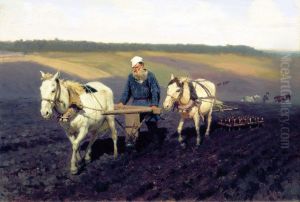 Ploughman. by Repin Iliya