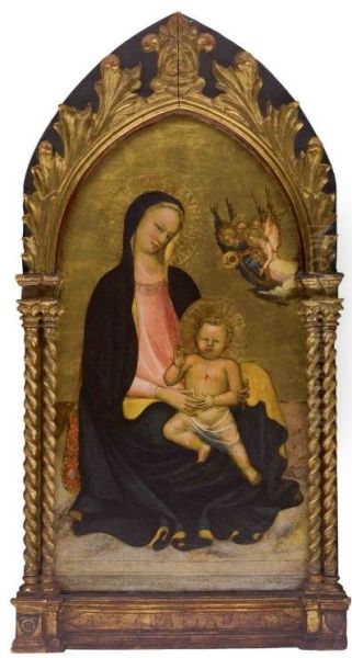 Madonna and Child with musician angels - view 1