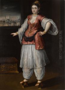 Portrait of a Sultana by Andrea Vicentino