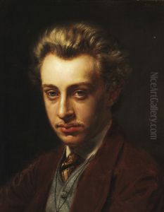 Portrait of the painter Frans Schwartz Portrait of the painter Frans Schwartz