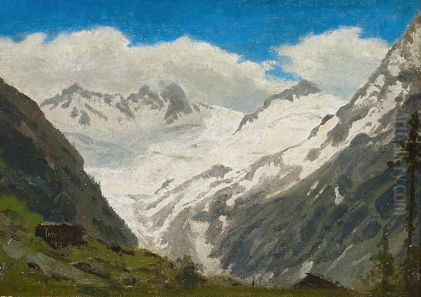 Bjerglandskab med sne. Tirol. - view 1