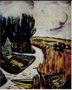 Landschaft mit Kuhen Landschaft mit Kuhen