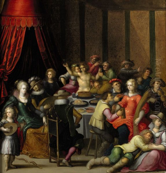 THE FEAST OF BACCHUS - view 1