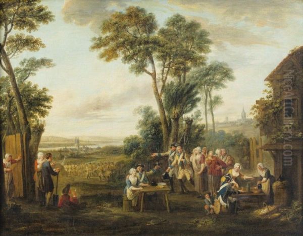 THE DEPARTURE OF THE CONSCRIPTS - view 1