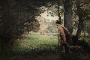 ACTAEON WATCHING DIANA AND HER NYMPHS by unknown