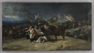 Procession Attacked by a Bull by Lucas Velazquez