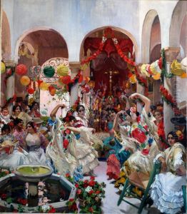 Sevilla. El baile by Joaquin Sorolla