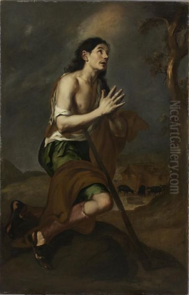 The Prodigal Son Among the Swine - view 1